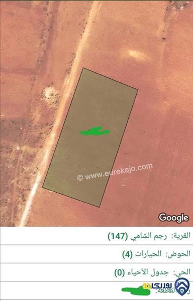 ارض مساحة 5300م للبيع في رجم الشامي-عمان