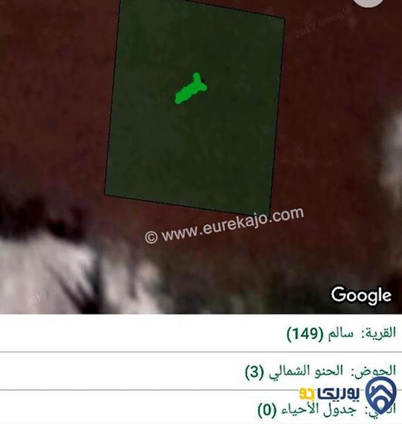 ارض مساحة 1 دونم للبيع في سالم-عمان