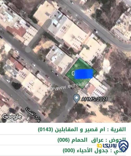 قطعة ارض سكنية مساحة 510م للبيع في عمان-البنيات الشمالي