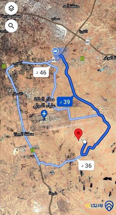 ارض مساحة 4400م للبيع في القنيطره-عمان