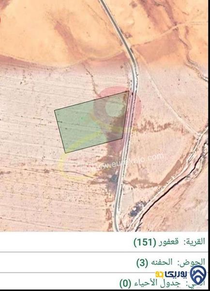 ارض مساحة 12 دونم للبيع في قعفور-عمان 